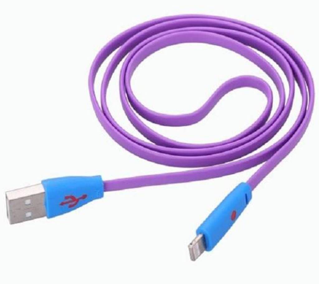 Happy Smile Face LED USB Charge Cable
