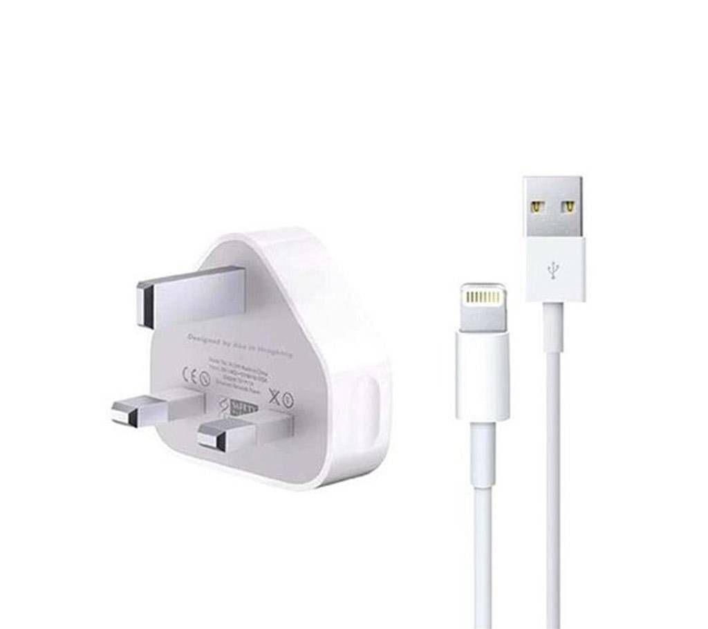 iPhone Charger with USB Cable for Iphone 7/7+/8/8+ ipad - White 
