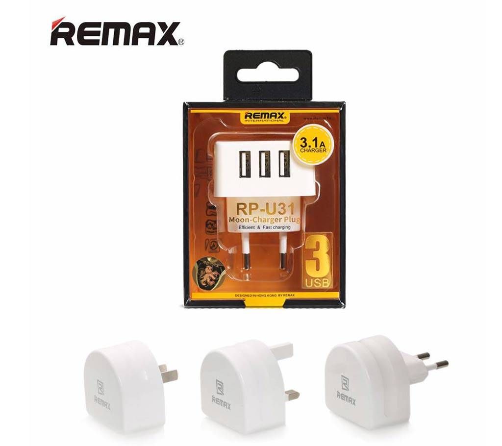 REMAX RP-U31 3 USB Charger