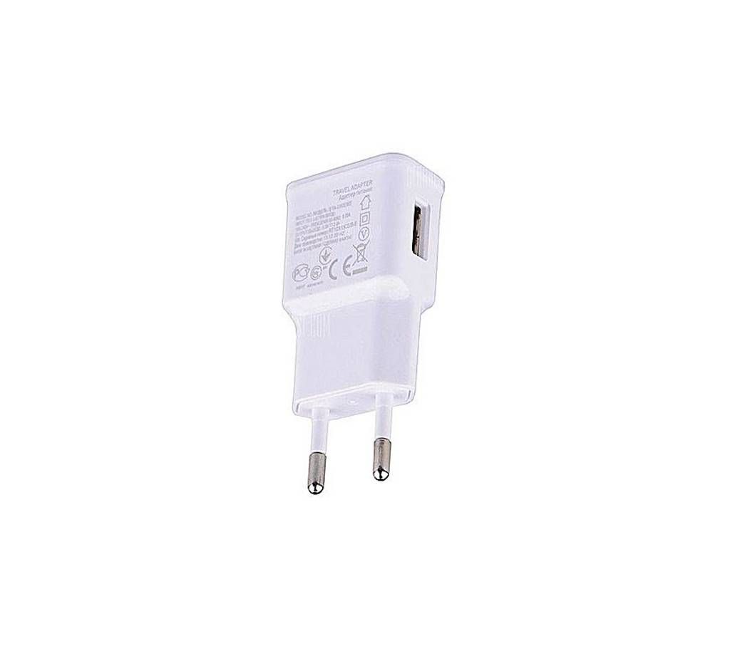Universal 10W 5V 2A USB Power Supply Wall Adapter Charger - White