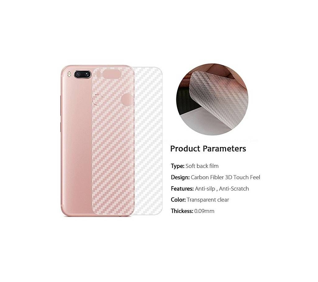 Carbon Fiber Sticker for Mi A1/5X