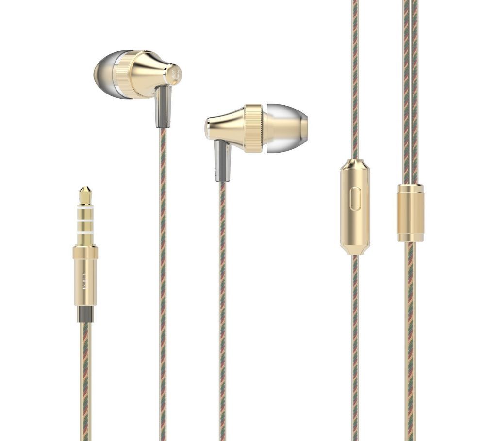 HM6 - In-Ear Earphone with Microphone - 3.5mm - Golden