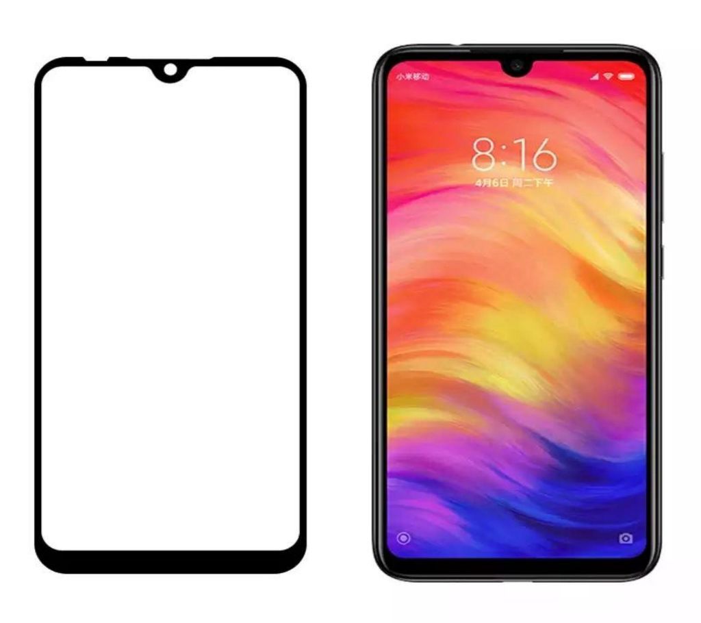 Xiaomi - Redmi 7/Y3 - 6D Tempered Glass Screen Protector