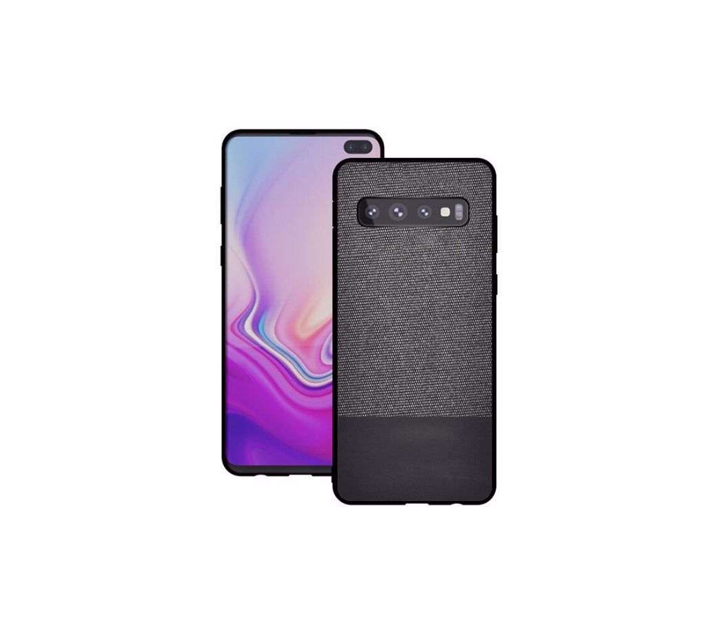 Shockproof Cover Cloth Fabric Silicone Edge Case for Samsung For Samsung S10