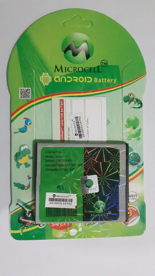 Microcell Replacement Battery for Symphony i10