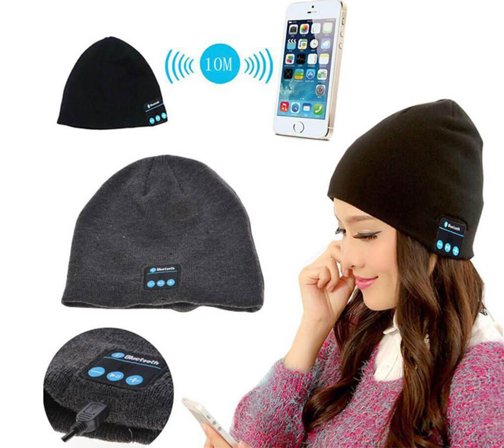 Bluetooth music winter cap with headset 