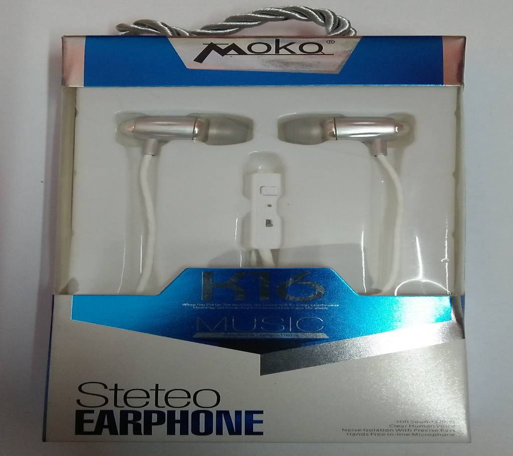 Moko K16 Stereo Earphone
