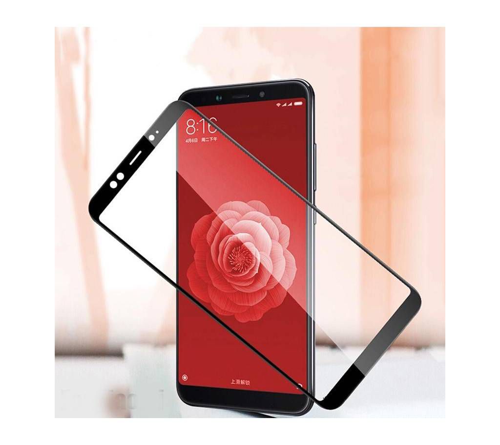 5D Tempered Glass for Xiaomi Mi  & Mi  Full Screen Protector - Black Frame