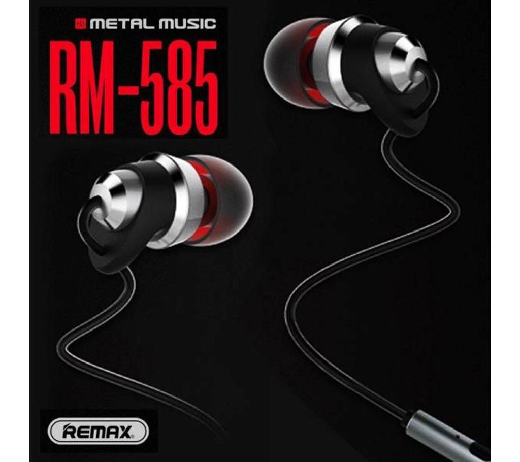 remax rm- 585 in ear earphone