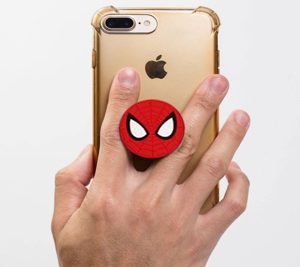 Pop Up Socket For Mobile-Spider man