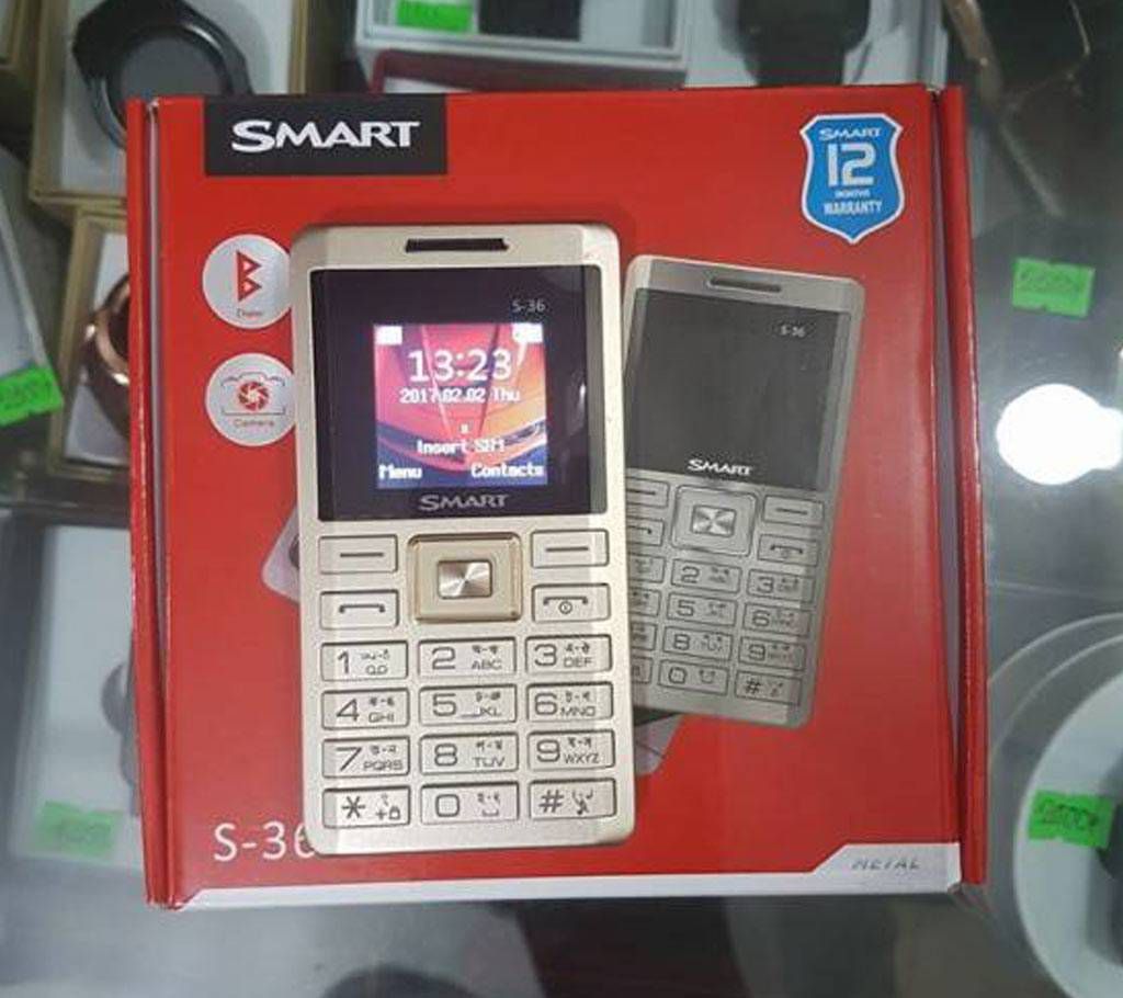 Smart S36 Card Phone 1 year warrant