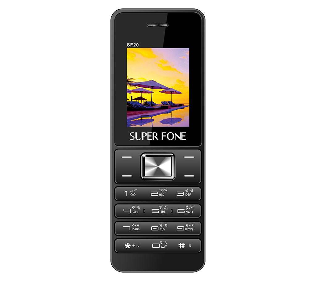SUPER FONE SF20 BLACK (Stylish Phone)