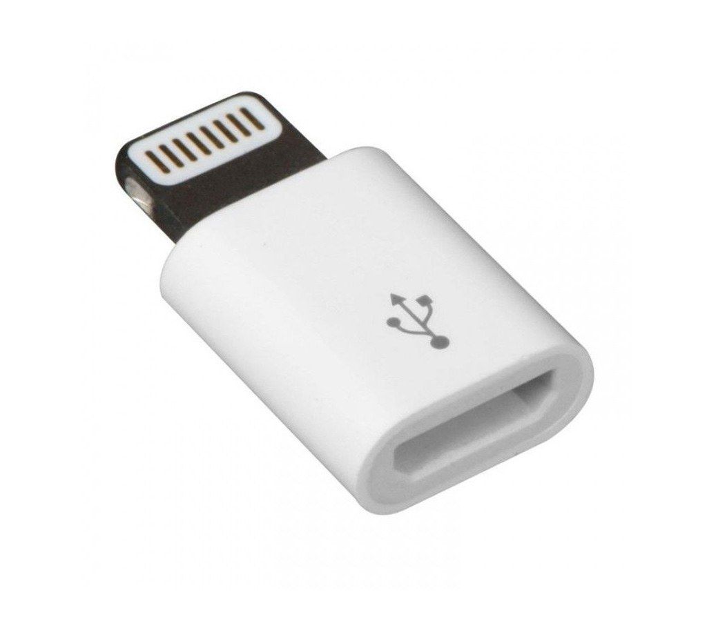 OTG Micro To USB 2.0 Adapter - White