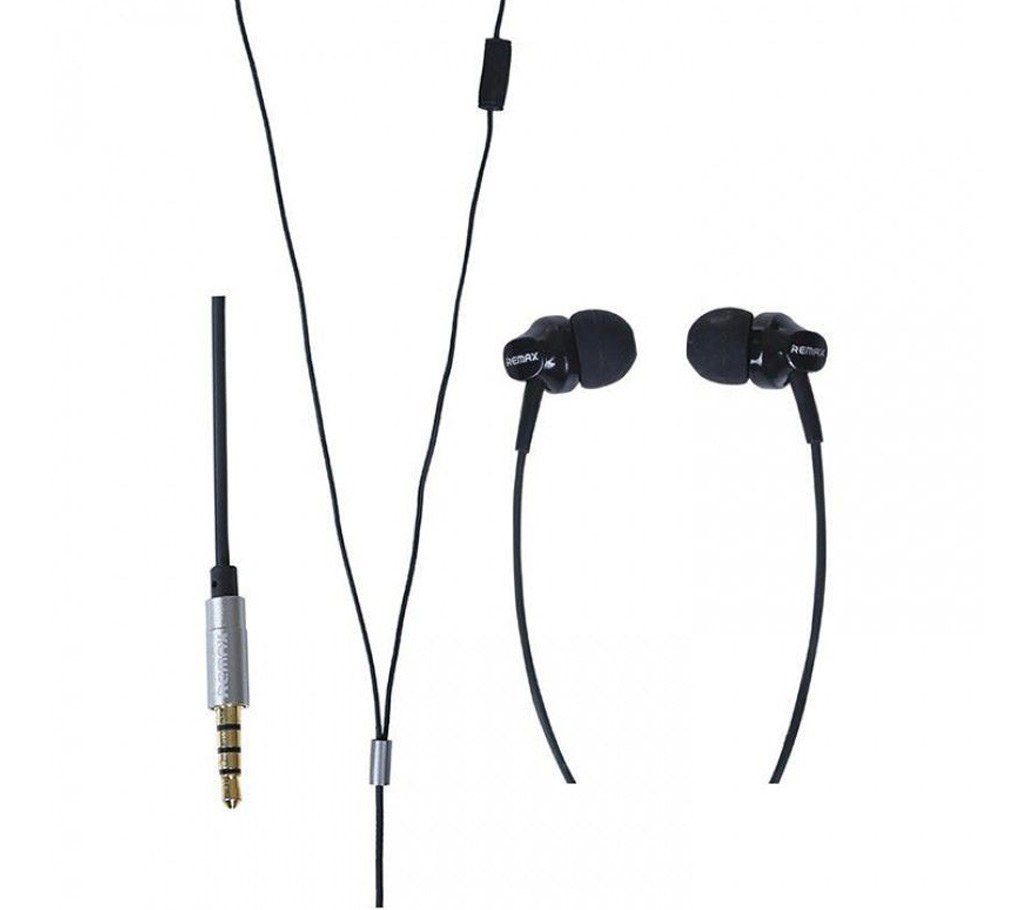 REMAX RM-501 Stereo Earphones - Black 