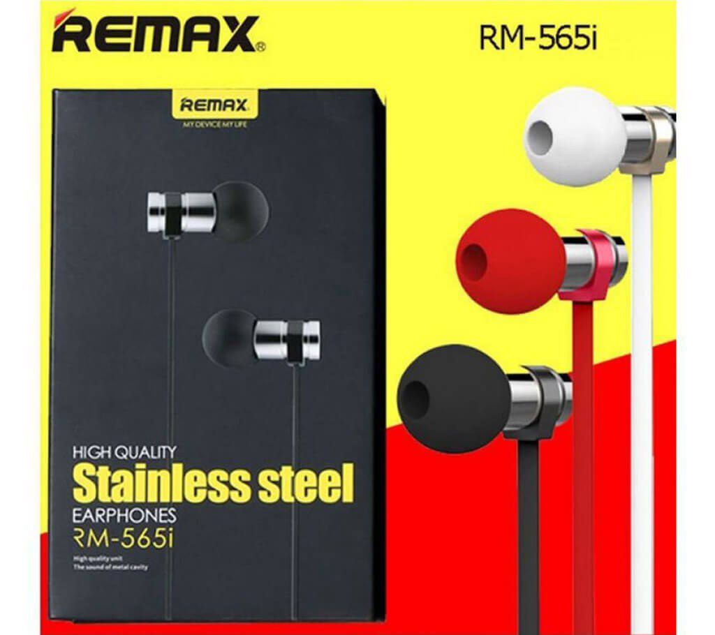 Remax Rm-565i Stainless Steel Stereo earphone 
