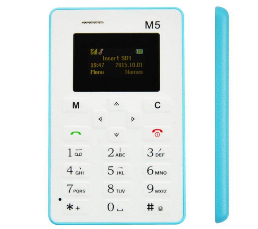 AlEK M5 Mini Card Mobile Phones
