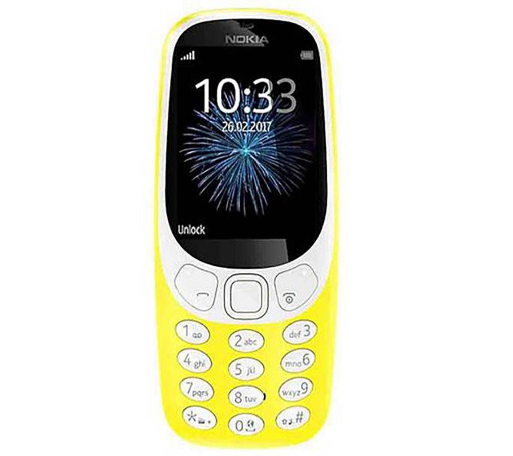 Nokia 3310 Mobile Phone - 2017 Yellow