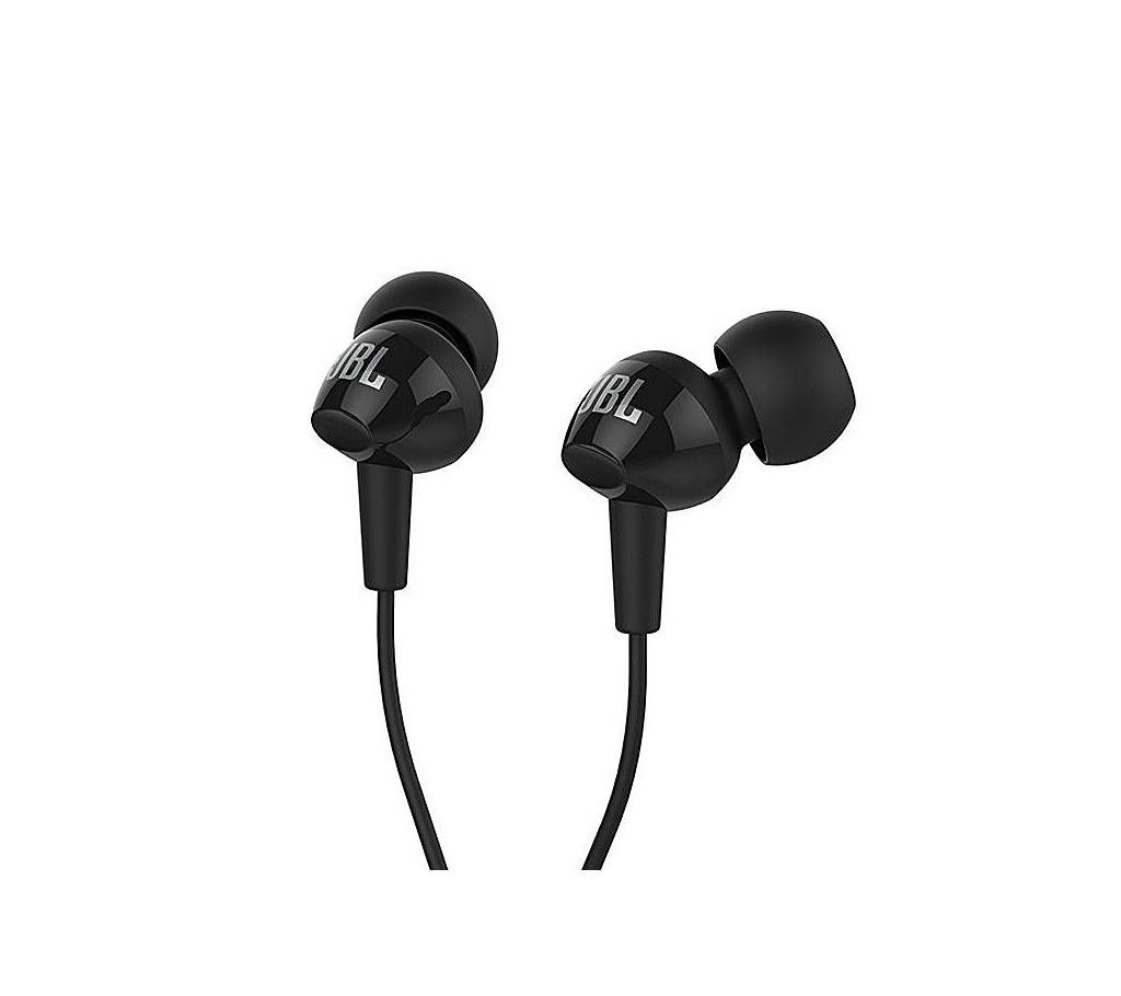 JBL JBL C100SI In-Ear Headphone with Mic - Black