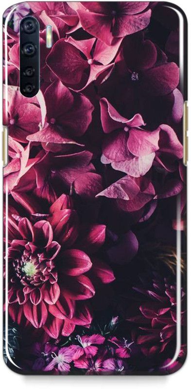 exclusive Back Cover for Oppo F15  (Purple, Black, Grip Case)