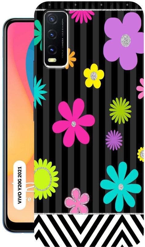 Dekhbuy Back Cover for Vivo Y20G  (Multicolor, Dual Protection, Silicon, Pack of: 1)