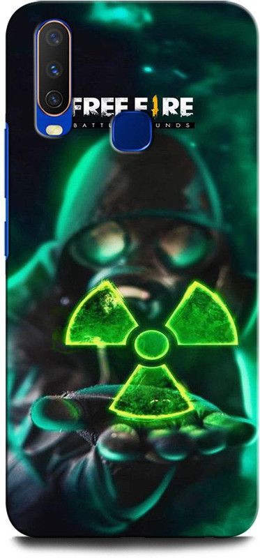 GRAFIQE Back Cover for Vivo Y12 1904/PD1901EF_EX FREEFIRE, JUEGO, GUN, METAL, FIRE, BACKGROUND, GAME  (Multicolor, Shock Proof, Pack of: 1)