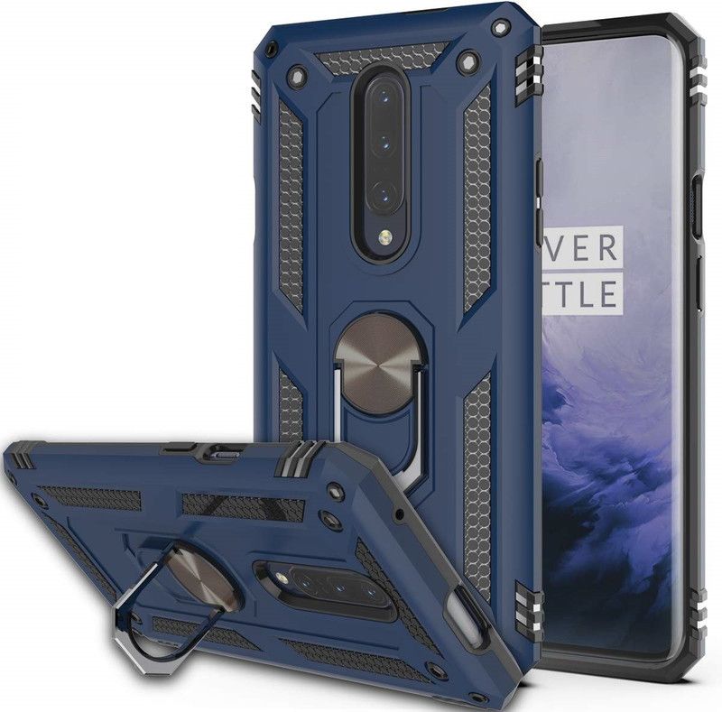 KWINE CASE Back Cover for OnePlus 7T Pro  (Blue, Shock Proof, Pack of: 1)