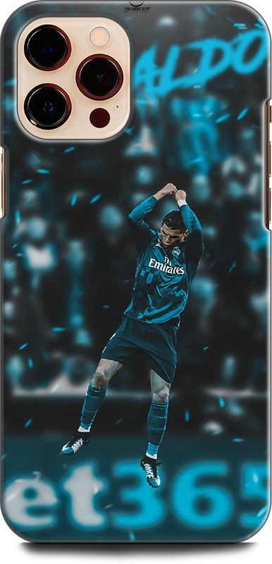 WallCraft Back Cover for APPLE iPhone 12 Pro CRISTIANO RONALDO, CR-7, REAL MADRID, FOOTBALL, JERSEY, SPORTS  (Multicolor, Dual Protection, Pack of: 1)