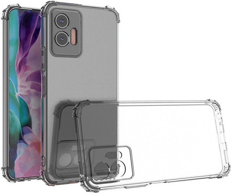 FITSMART Bumper Case for vivo T1 5G (6.58")  (Transparent, Shock Proof, Silicon, Pack of: 1)