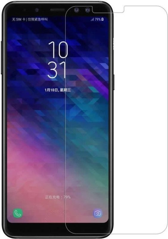 CASE CREATION Edge To Edge Tempered Glass for Samsung Galaxy A8 Plus  (Pack of 1)