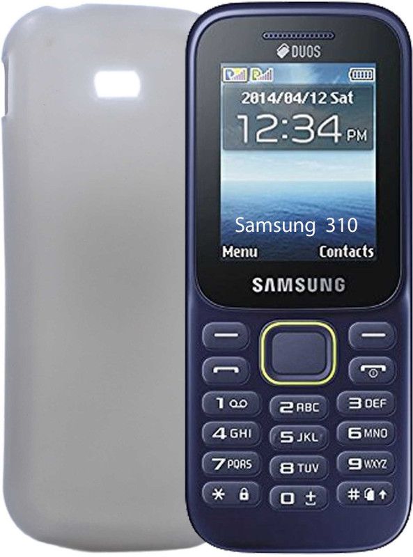Mystry Box Back Cover for Samsung Guru Music 2 (B310e)  (Grey, Flexible, Silicon, Pack of: 1)