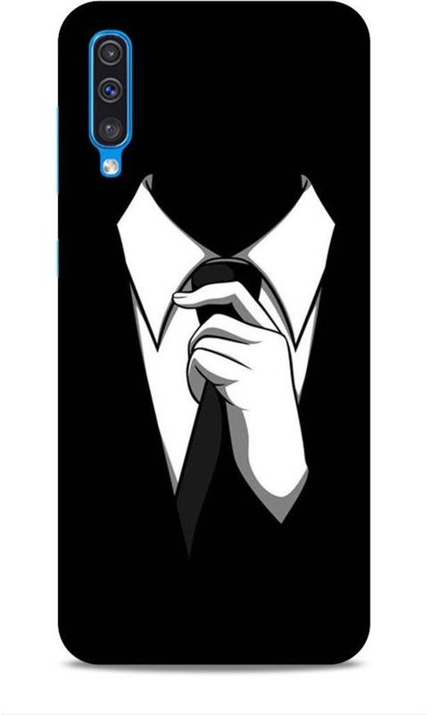 Samsidhi Back Cover for Samsung Galaxy A50  (Black, White)