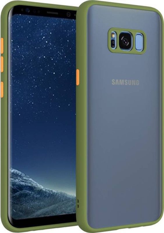 FIVE-O Back Cover for Samsung Galaxy S8 PLUS  (Green, Camera Bump Protector, Pack of: 1)