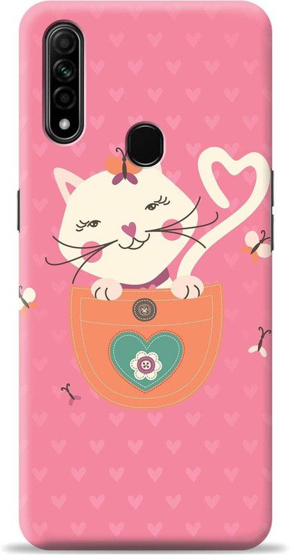 Loffar Back Cover for Oppo A31  (Pink, Shock Proof, Pack of: 1)