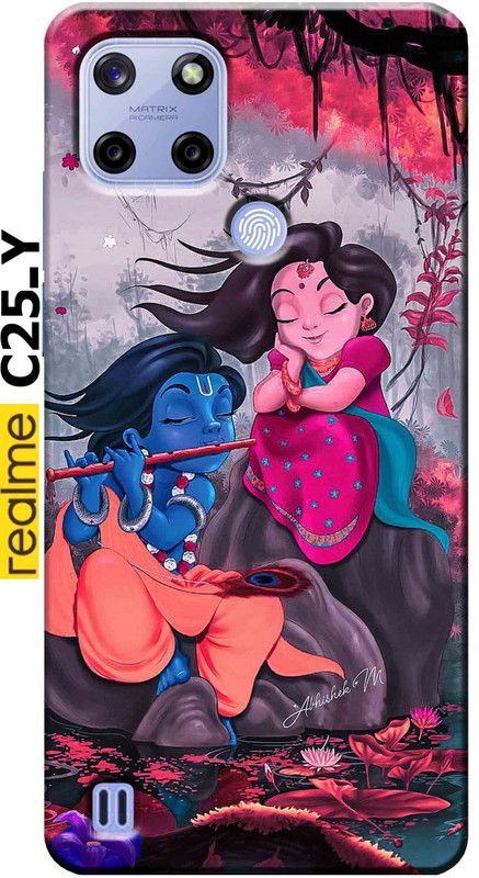 RDcon Back Cover for Realme C25_Y 2802  (Multicolor, Anti-radiation, Silicon, Pack of: 1)