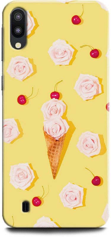 INTELLIZE Back Cover for Samsung Galaxy M10/SM-M105FDAD flowers,Printed  (Multicolor, Shock Proof)