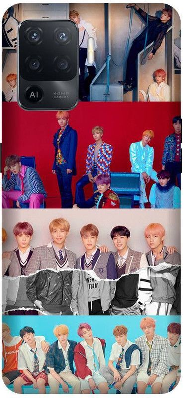 URCHIN Back Cover for Oppo F19 pro BTS, bts, BTS army, BTS Love, bts singers, korean male, korean, Bangtan Boys  (Multicolor, Shock Proof, Pack of: 1)