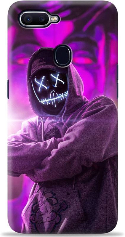 Crafter Back Cover for Oppo A5s  (Purple, Shock Proof, Pack of: 1)