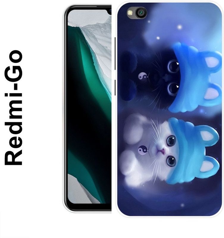 JATLAND Back Cover for Redmi Go  (Multicolor, Grip Case, Silicon)