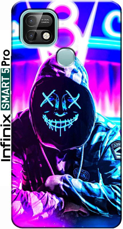 Rockerspot Back Cover for Infinix Smart 5 Pro 2651  (Multicolor, 3D Case, Silicon, Pack of: 1)