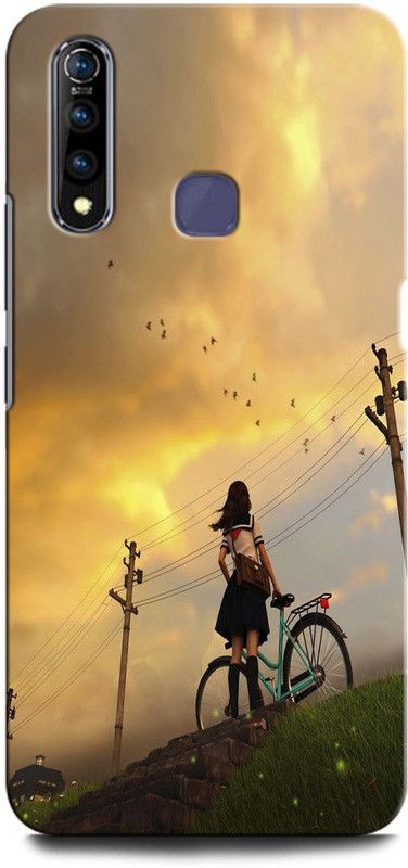 GRAFIQE Back Cover for Vivo Z1Pro 1951/PD1911F_EX GIRL, FLOWER, NATURE, CUTE, LOVELYN, CYCLE  (Multicolor, Shock Proof, Pack of: 1)