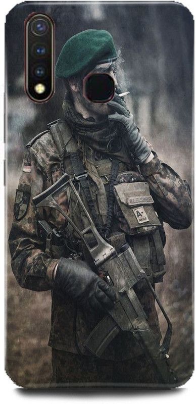 MP ARIES MOBILE COVER Back Cover for Vivo U20, Vivo 1921,indian,army,soldier,Army,Uniform,Military,Como,Comoflage,Dress,code,  (Multicolor, Hard Case, Pack of: 1)