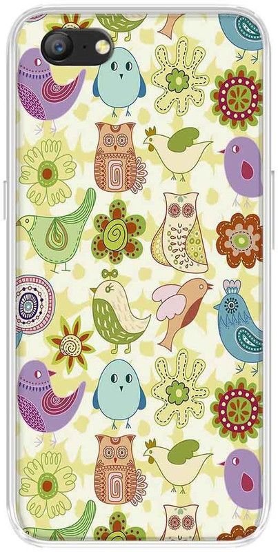 SWAGMYCASE Back Cover for Oppo A57  (Multicolor, Silicon, Pack of: 1)