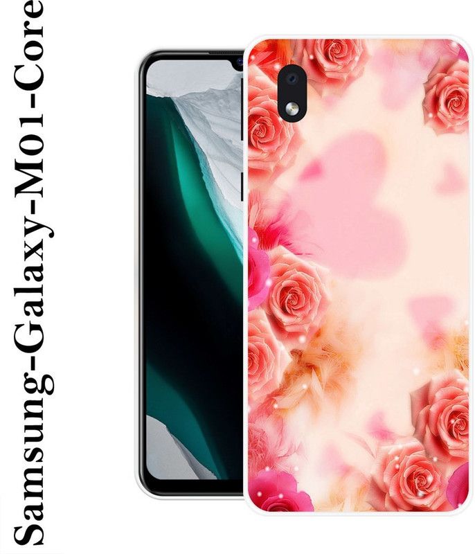 REALKING Back Cover for Samsung Galaxy M01 Core  (Multicolor, Grip Case, Silicon)