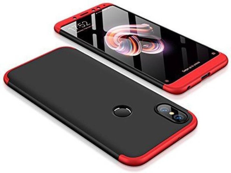 MOBIRUSH Front & Back Case for Mi Redmi Note 5 Pro  (Red, Dual Protection, Pack of: 1)