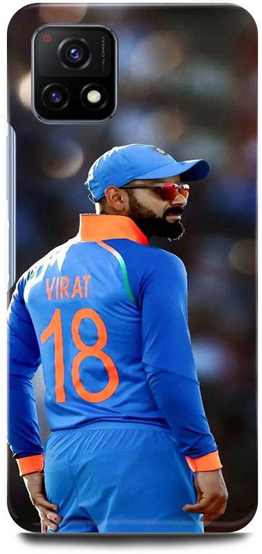 play fast Back Cover for Vivo Y72 5G, V2060 VIRAT, KOHLI, INDIAN, PLAYER, CRICKETER, RCB  (Blue, Hard Case, Pack of: 1)