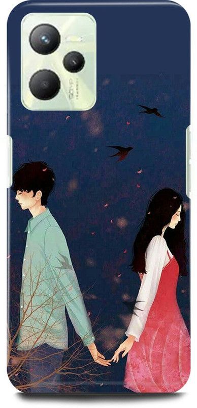 play fast Back Cover for Realme C35, RMX3511 ANIME, GIRL, BOY, LOVELY,GIRL, CUTE, COUPLE  (Blue, Hard Case, Pack of: 1)