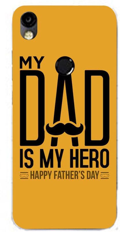 Golden Mask Back Cover for Sky Hawk Back Cover For Tecno Camon In3 My Dad is My Hero  (Multicolor, Waterproof, Silicon, Pack of: 1)