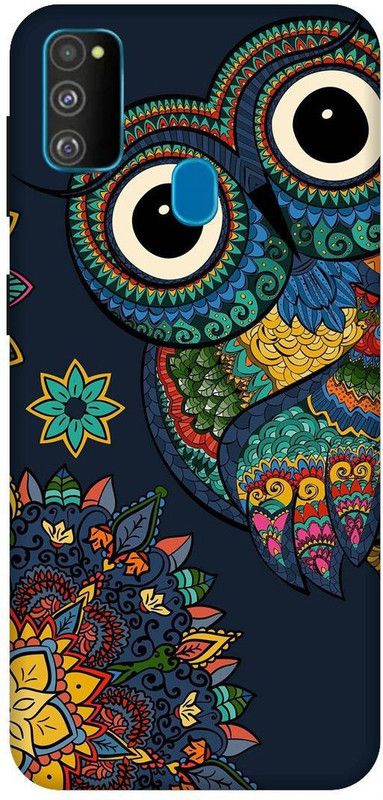SSMORYA Back Cover for Samsung Galaxy M30s (Cute Owl) Printed Back Cover  (Multicolor, Waterproof, Pack of: 1)