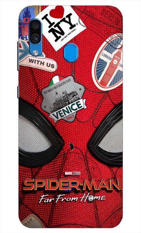 NDCOM Back Cover for Samsung Galaxy A30 Avengers End Game Spider Man Printed  (Multicolor, Hard Case, Pack of: 1)
