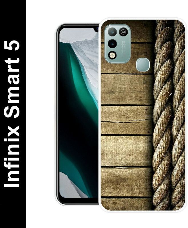 Artage Back Cover for Infinix Smart 5  (Brown, Silicon, Pack of: 1)